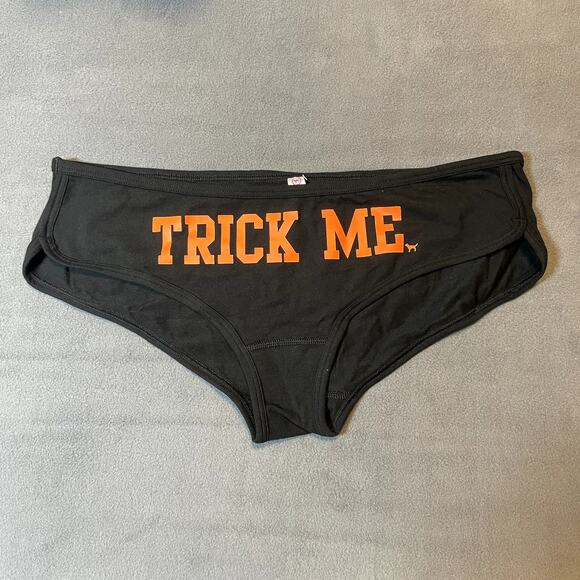 Victoria's Secret PINK 2011 Halloween Panty Trick Me Treat Me Medium Hipster - Picture 4 of 9
